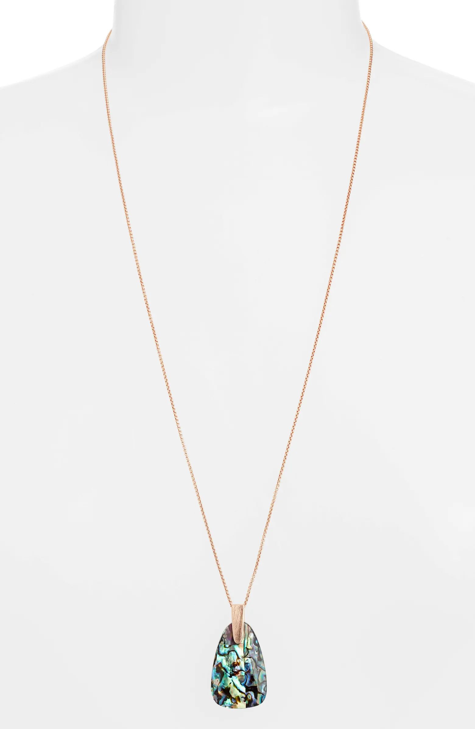 Maeve Long Stone Pendant Necklace | Nordstrom