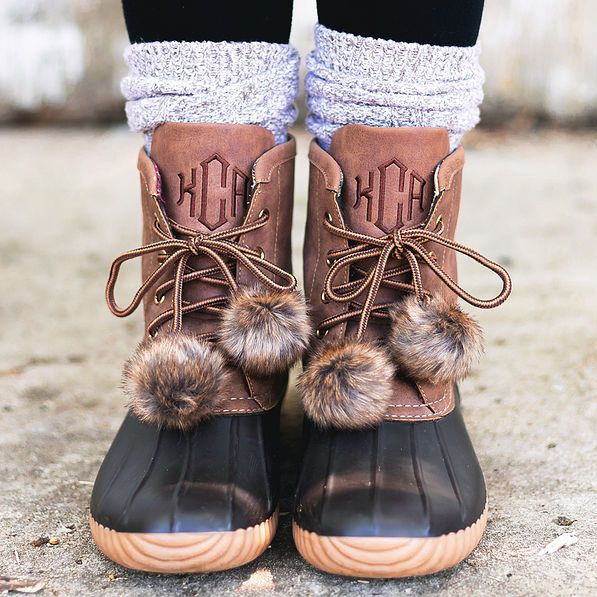 Duck Boot Pom Poms | Marleylilly