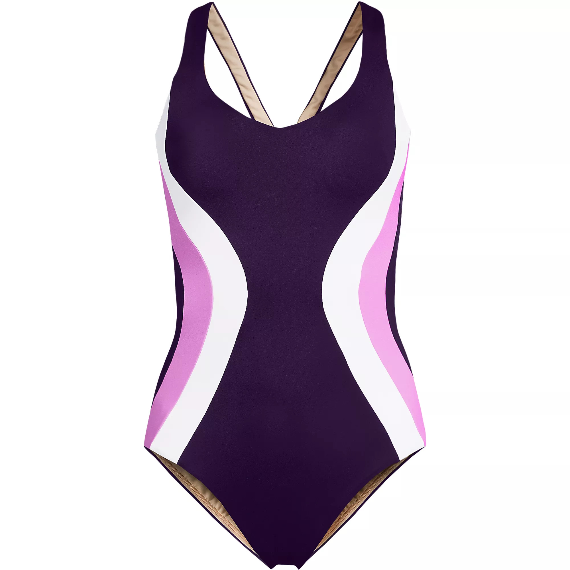 Women's Tugless Contour One Piece | Lands' End (US)