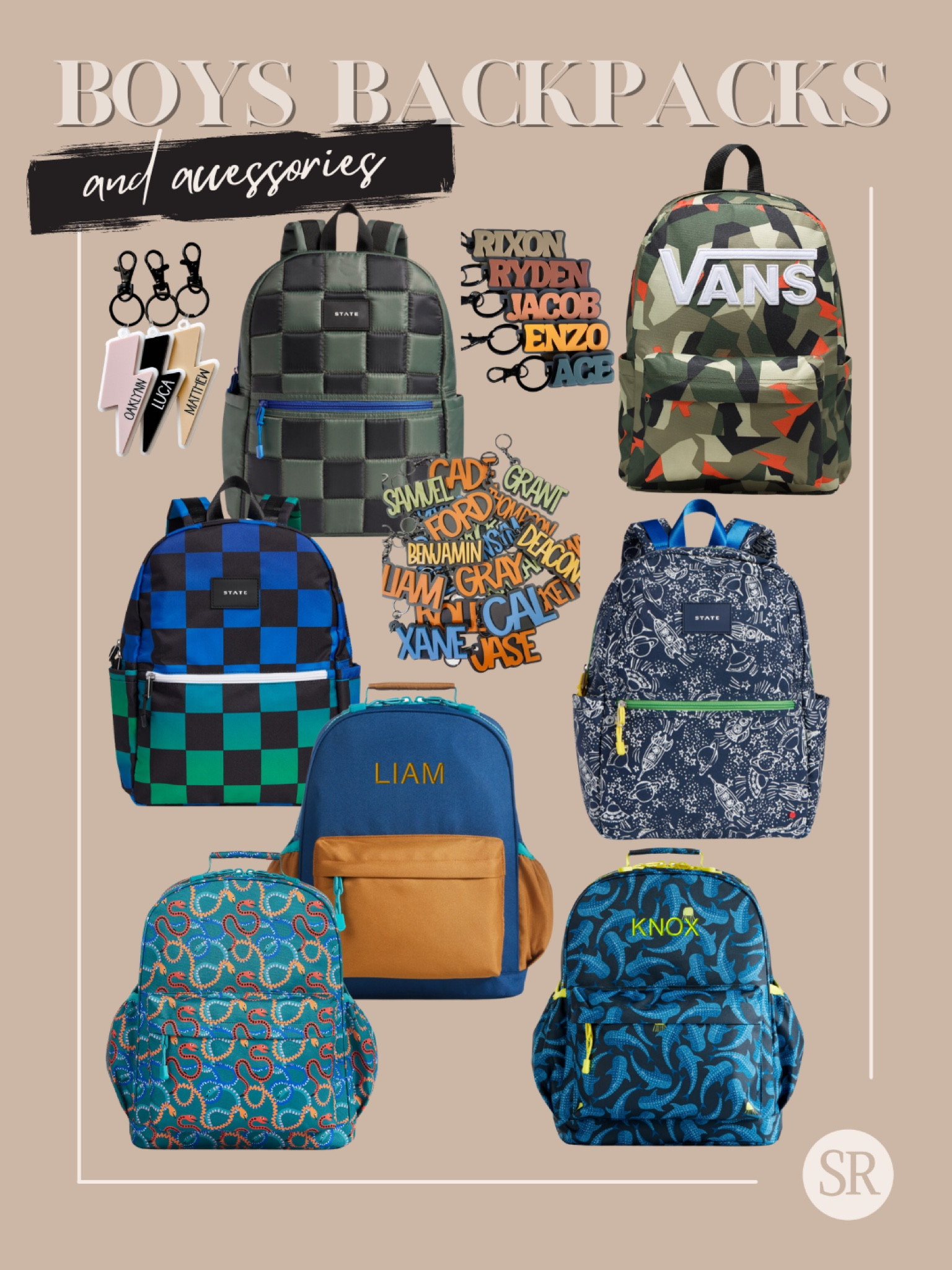 Boys backpacks, back to school, kids backpacks, backpack tags, name keychains, Etsy, State bags, Vans, Crate and Barrel 

#LTKBacktoSchool #LTKkids