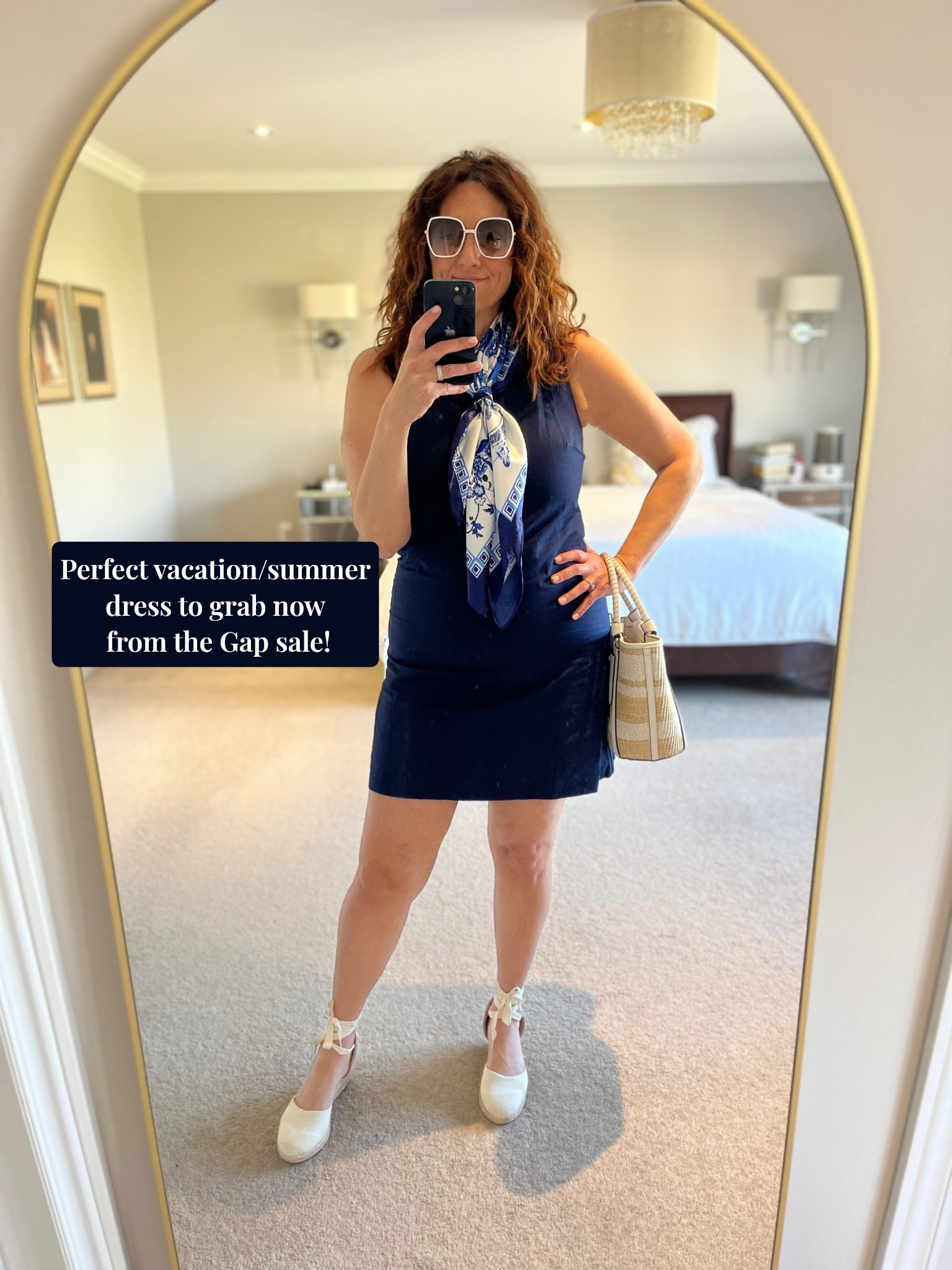 Now is the time to add those vacation/summer pieces you might have missed out on or regretted not buying earlier at huge savings. 
Grabbed this simple navy linen dress that is new to the sale. Size up! I’m wearing a M Tall for a bit more length but also ordered the L Tall in case because it’s linen and I think I will go with the large. 

#LTKdresses #LTKsale #LTKmidsize