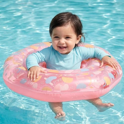 SLOOSH Baby Pool Float with Double Air Chambers, Inflatable Baby Swimming Float with Safety Seat,... | Amazon (US)
