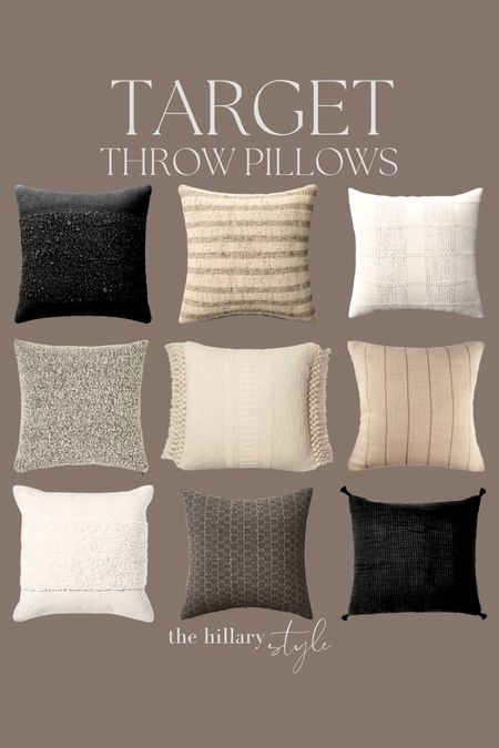 Target Throw Pillows

Target, Studio McGee Target, McGee and Co Target, Threshold, Magnolia Home, Hearth and Hand, Throw Pillows, Under $50, Under $30, Modern Throw Pillows, Home Decor, Organic Modern, Modern Home, Spring Refresh 

#LTKhome #LTKstyletip #LTKFind
