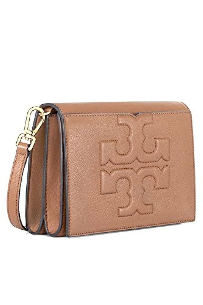 Tory Burch Bombe T Combo Leather Cross Body Bag Women's Leather Handbag | Amazon (US)