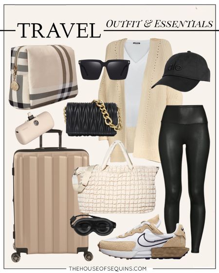 Shop my latest travel outfit! Travel essentials, travel look, airplane outfit. Belt Bag, Luggage carry-on bag, Nike sneakers

#LTKtravel #LTKunder50 #LTKunder100