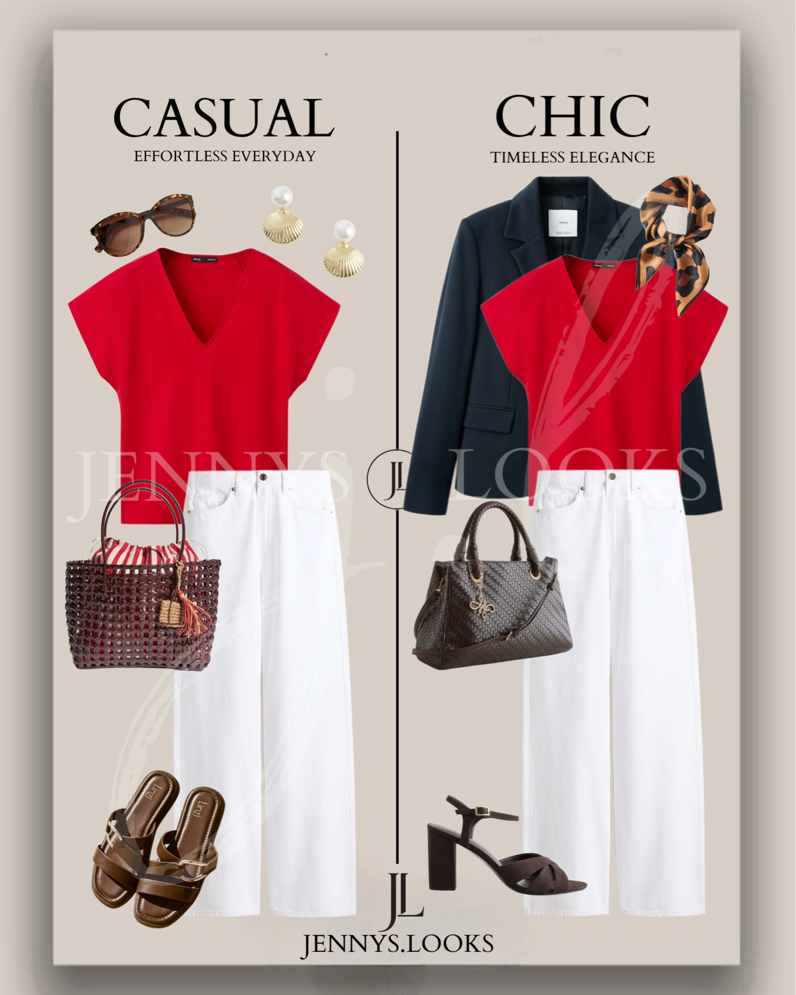 1 RED SHIRT = 8 STYLES

Today I show you 8 great looks with a red basic shirt ♥️
Timeless, ageless & versatile

#LTKeurope #LTKsummer #LTKmidsize