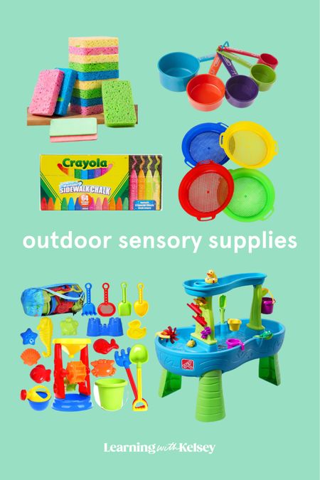 Now that the weather is warming up, take your sensory play outside 💦⛱☀️ My kids could play with water all day!

sensory | afforable | toddler toys | outdoor play | kids | amazon | summer | water toys 

#LTKSeasonal #LTKkids #LTKfamily