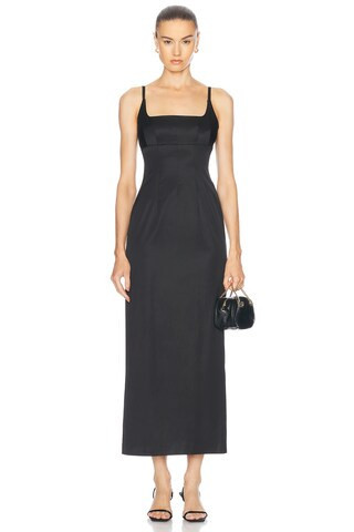 Staud Carol Dress in Black | FWRD 
