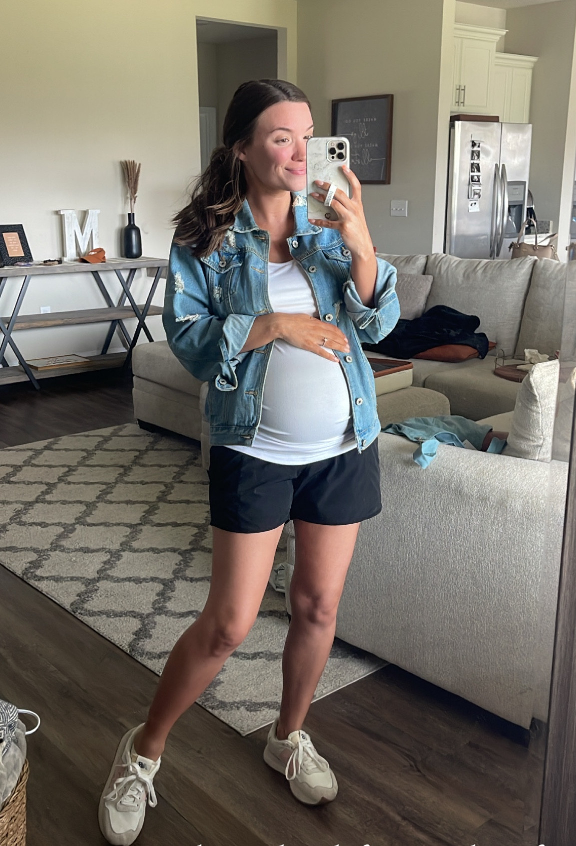 bump friendly / maternity / casual / summer / spring / sneakers 

#LTKunder50 #LTKbump #LTKstyletip