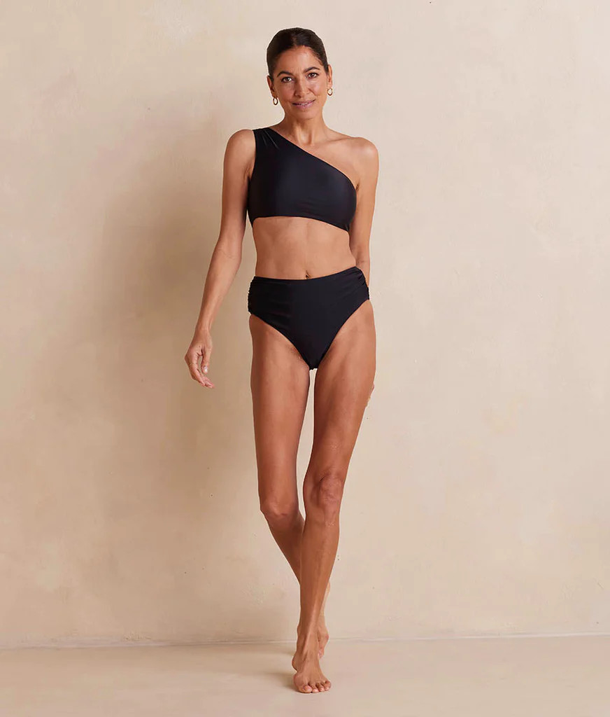 The Ruched High Leg High Rise Bottom 
            | 
              
              
              ... | SummerSalt