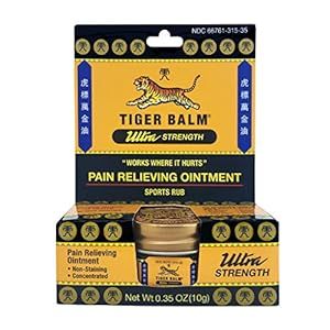 Tiger Balm Pain Relieving Ultra Strength, 10g – Soothing & Ultra Strength Muscle Rub Ointment ... | Amazon (US)