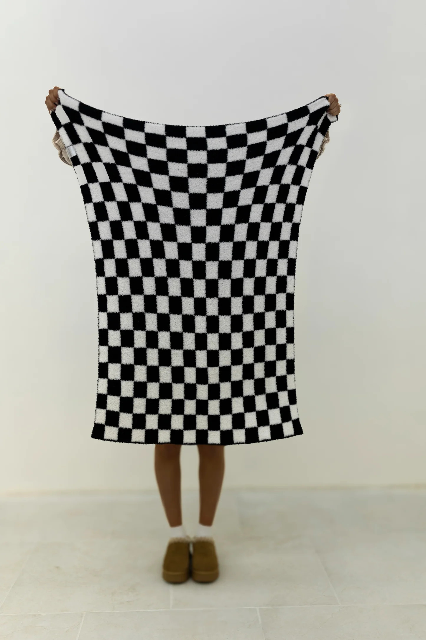 Black Check Baby Blanket | Shop Staykation