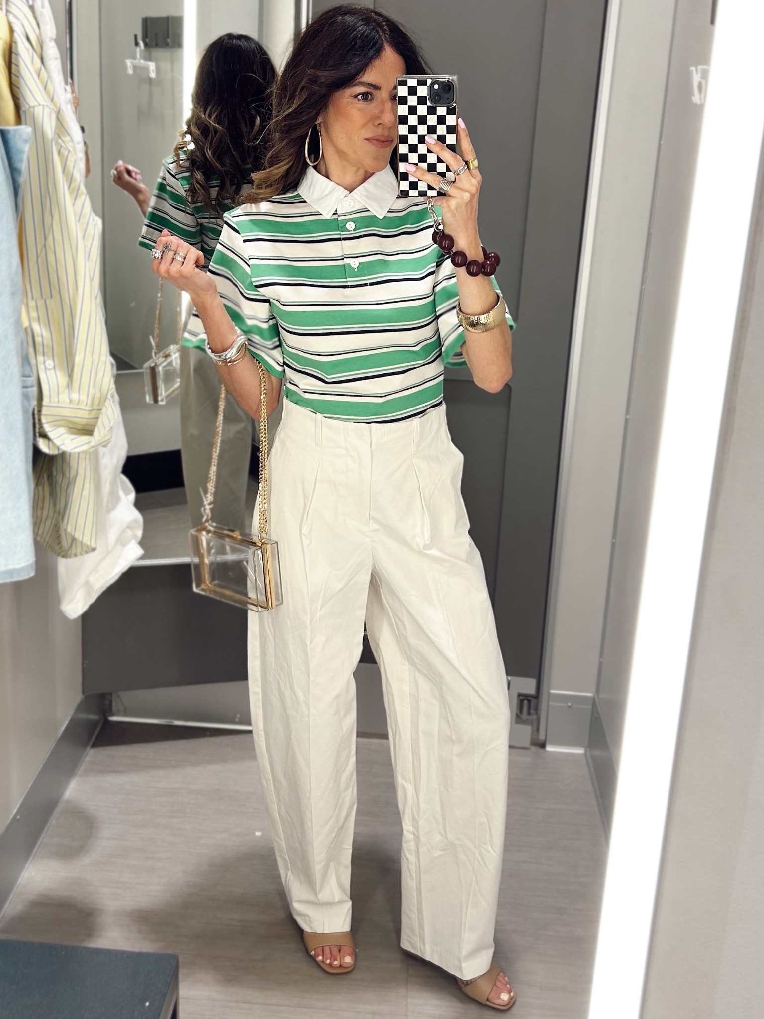 Short sleeve striped rugby polo! 

#LTKWorkwear #LTKootd #LTKTravel