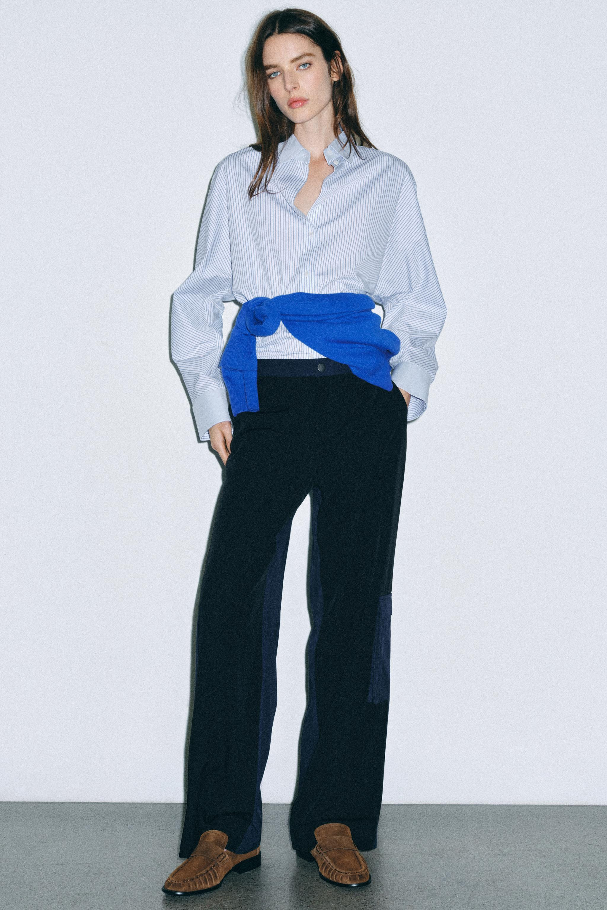 MOCASSINS EN CRO\u00dbTE DE CUIR | Zara FR