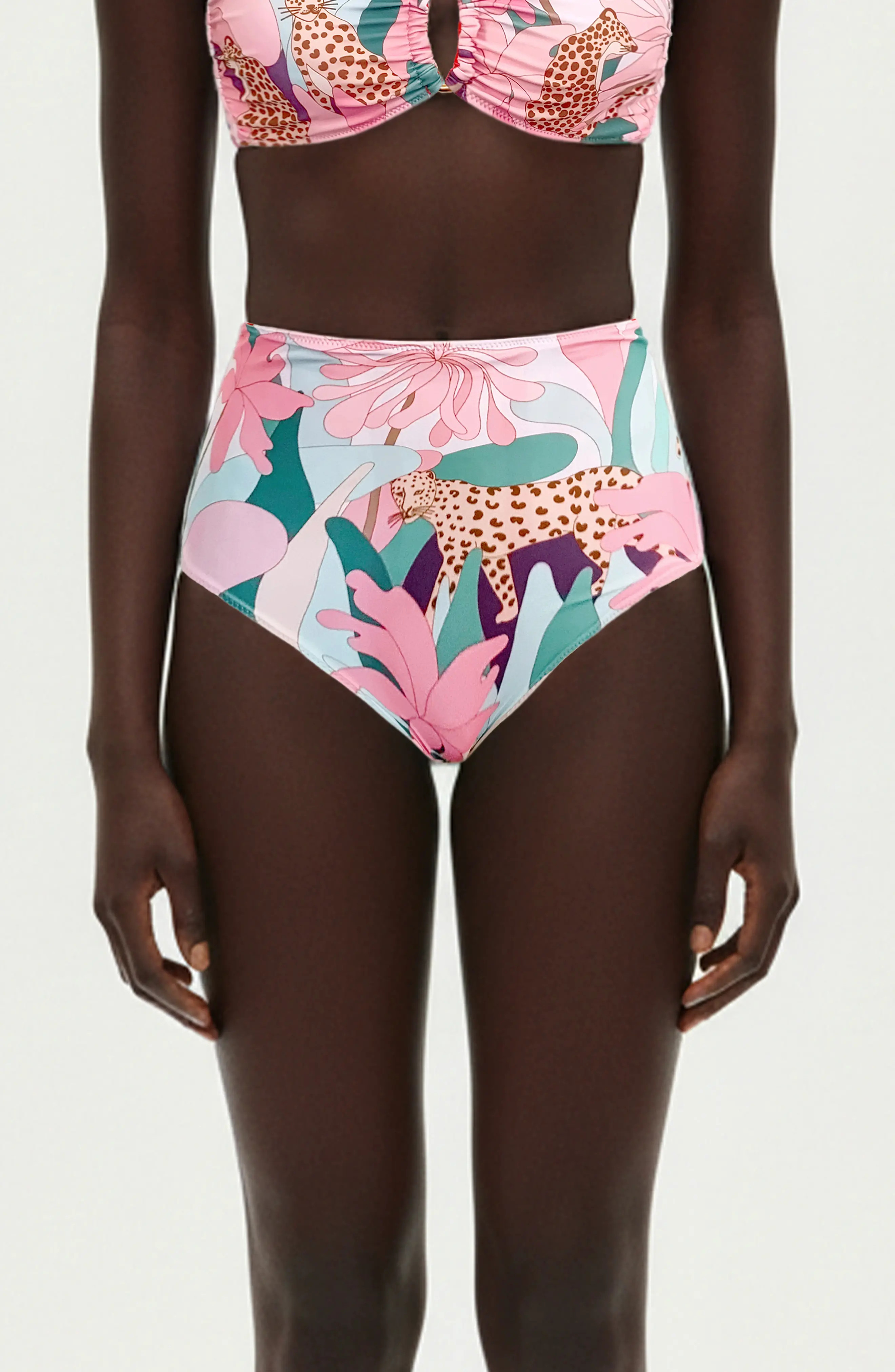 Jessie Zhao New York Jungle Rose Reversible Bikini Bottom (Women) | Nordstrom | Nordstrom