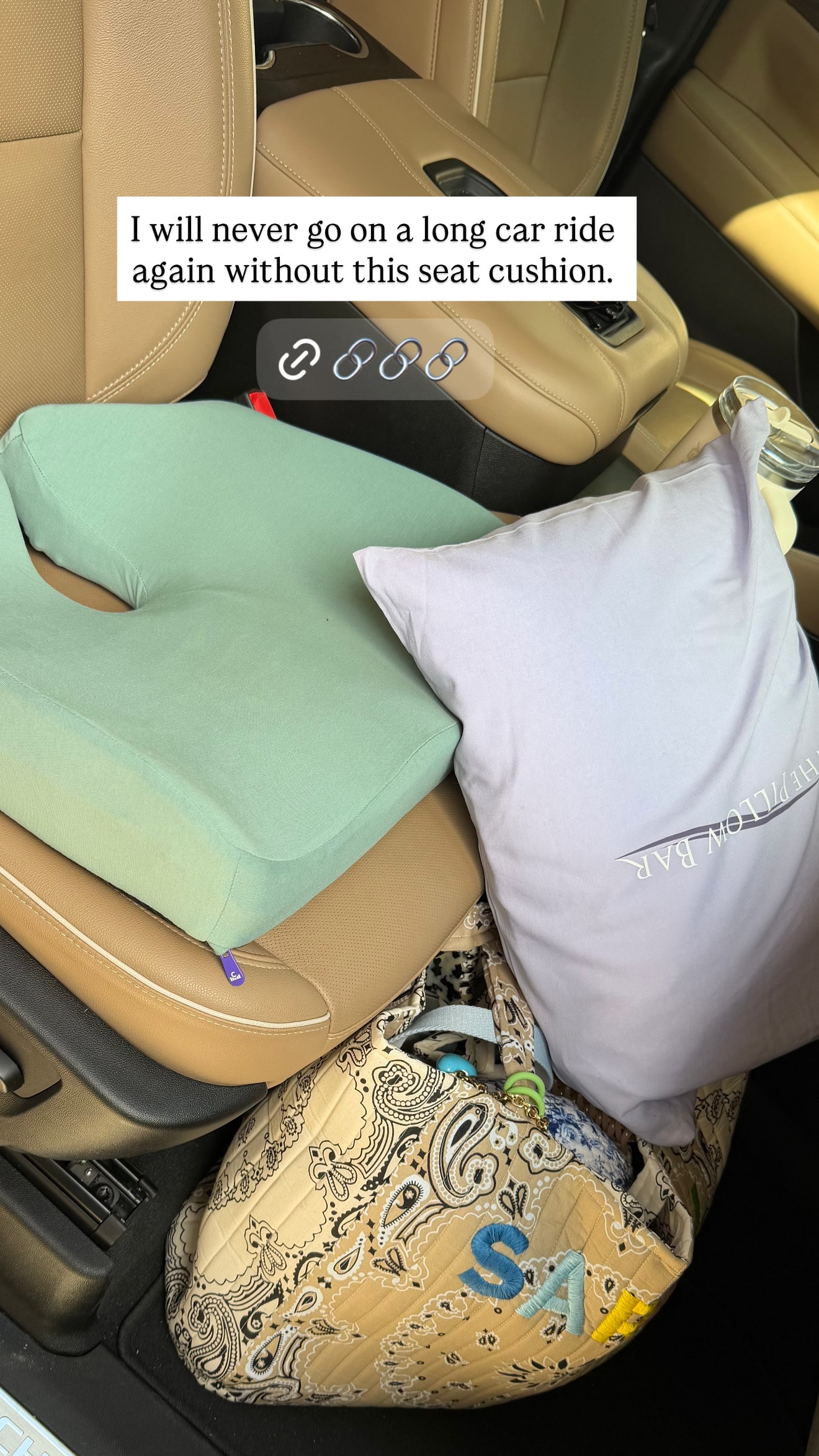 I will never go on a long car ride again without this seat cushion 

 #LTKHome