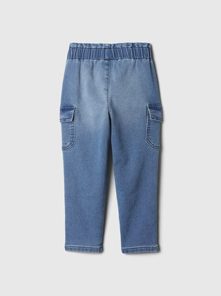babyGap SuperSoft Paperbag Cargo Mom Joggers | Gap Factory