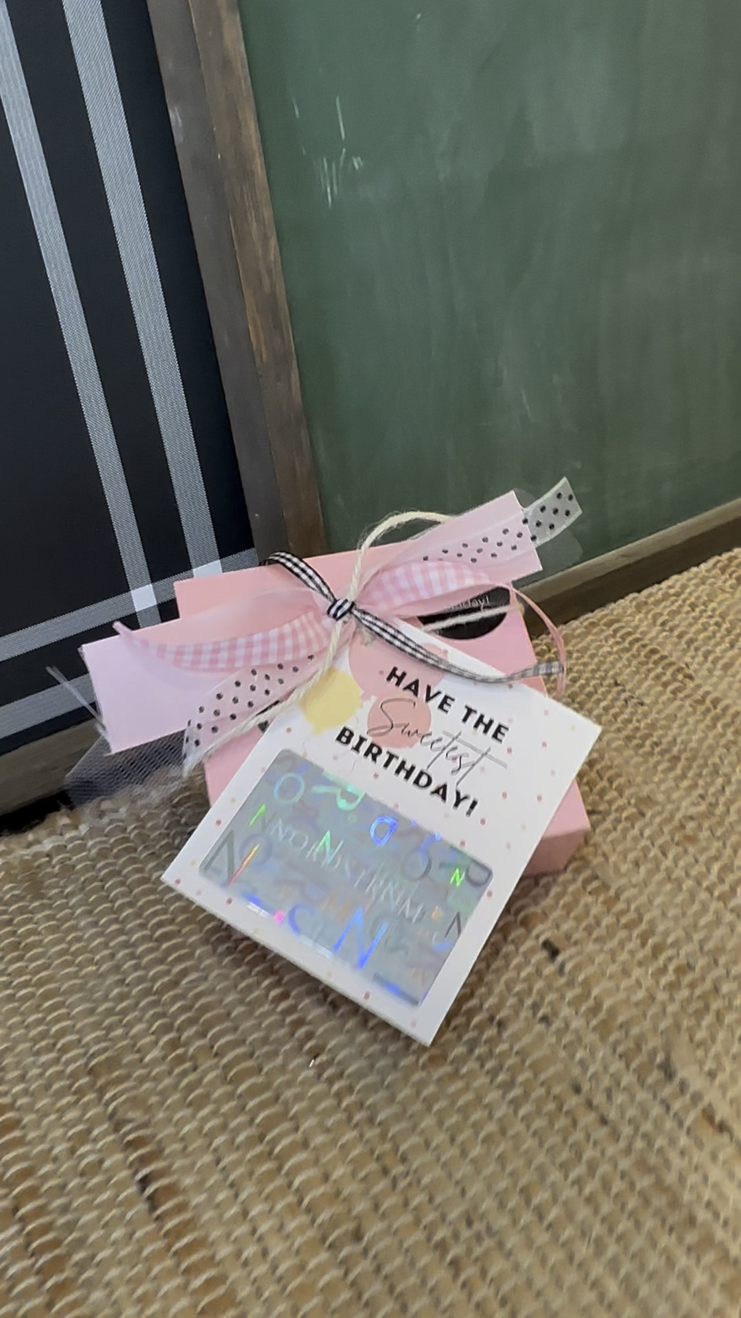 Birthday Gift Idea🎉 Have the Sweetest Birthday! This is such s sweet way to wish someone a happy birthday. Tie this gift card holder onto a little sweet treat & top it off with decorative ribbons or balloons! Happy Gifting 🖤

#LTKParties #LTKGiftGuide