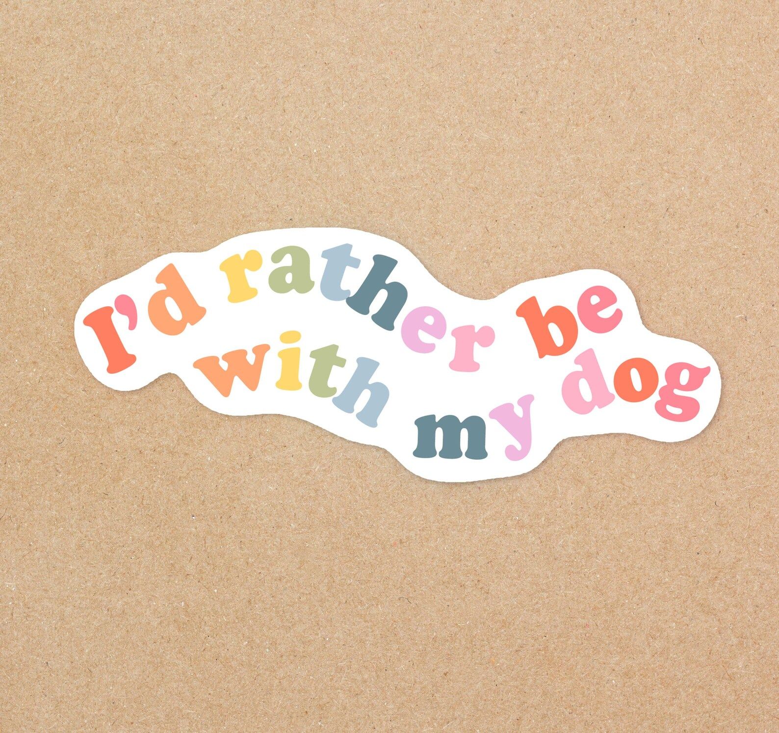Read the full title
    I'd rather be with my dog Sticker  | Die Cut | Water Resistant | Glossy L... | Etsy (US)