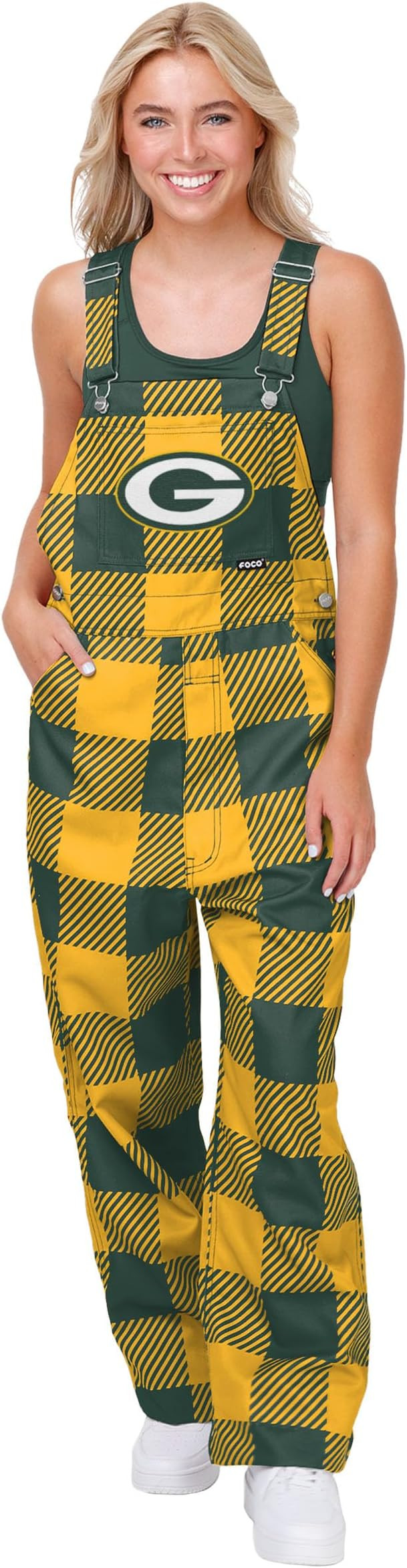FOCO NFL Women's Team Logo Bib Overalls | Amazon (US)