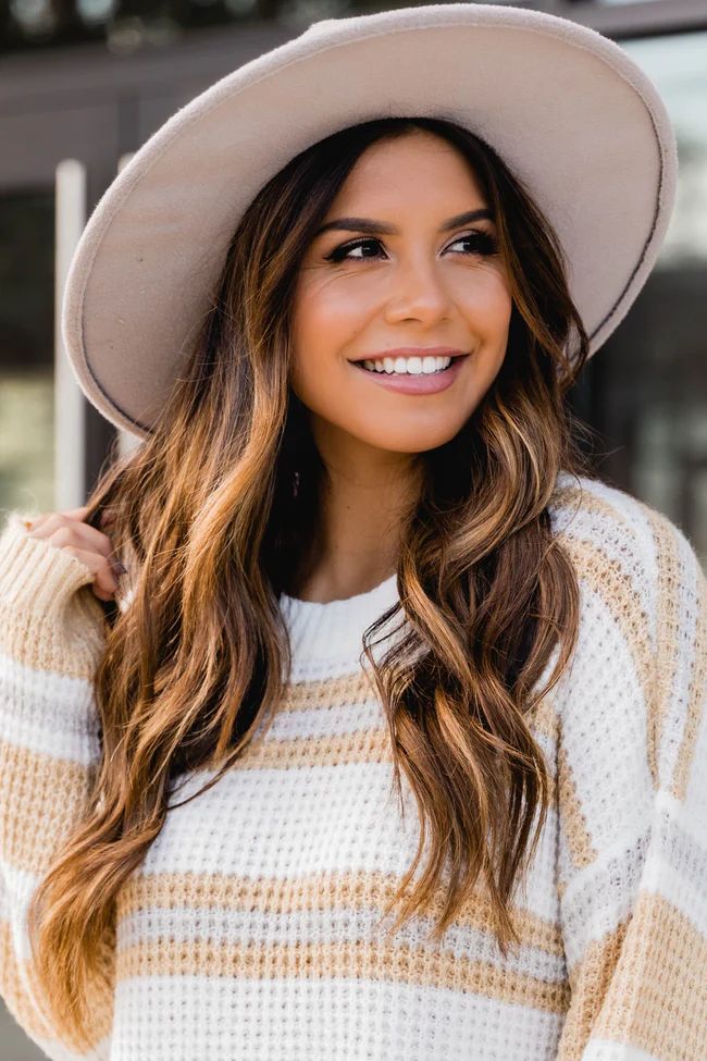 For Next Time Grey Wide Brim Fedora Hat | The Pink Lily Boutique