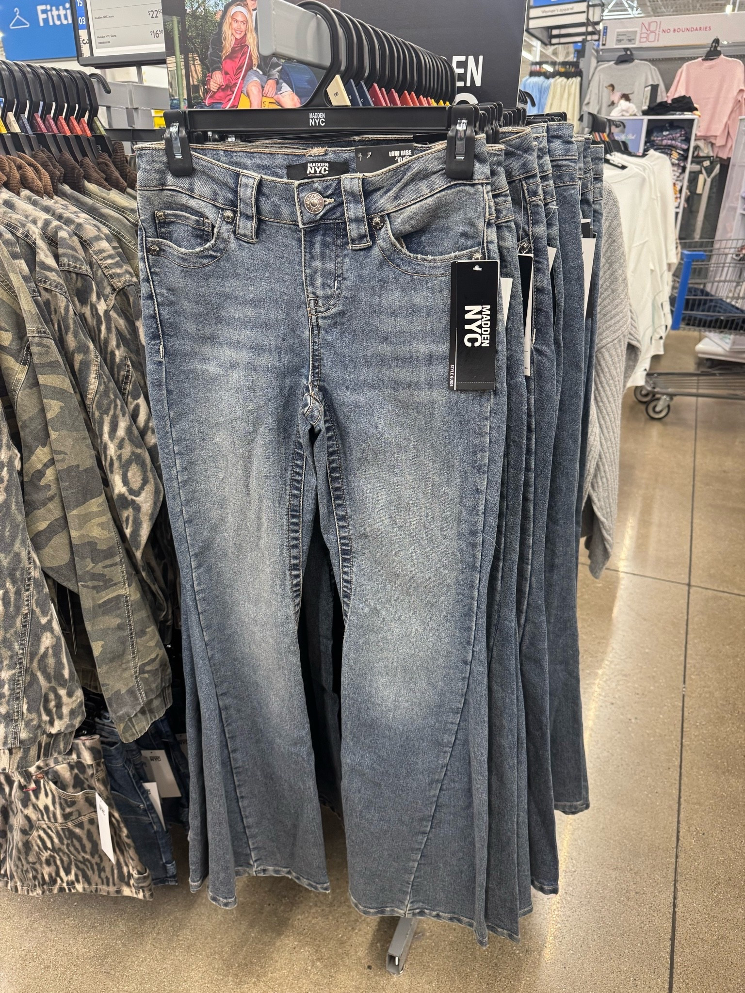 Walmart✨ Madden NYC Women's Low Rise Flare Jeans, 32" Inseam, Sizes 00-18

#LTKootd #LTKgrwm #LTKSeasonal