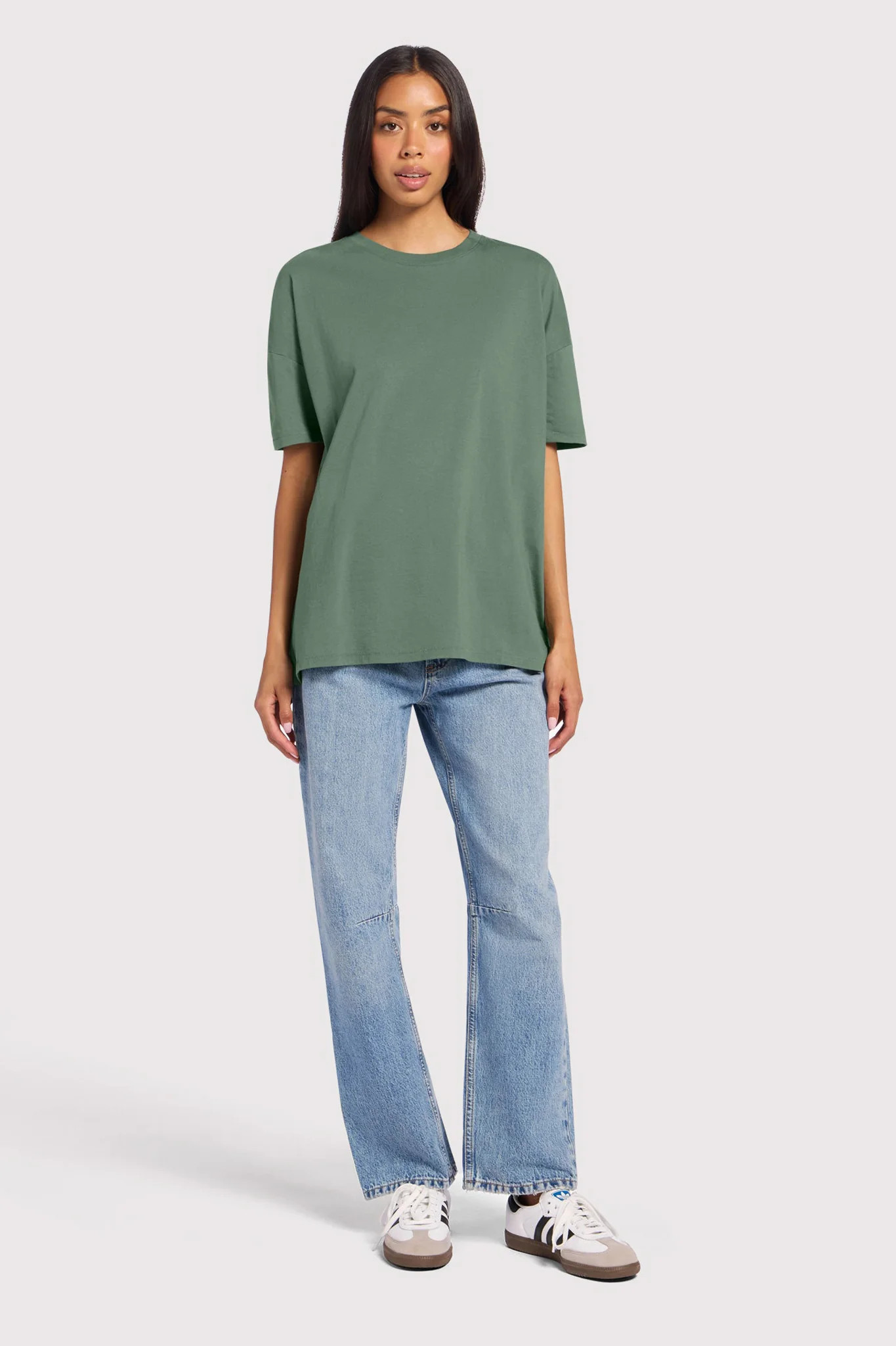Soft Cotton Oversized Tee | Agave | Nuuds US