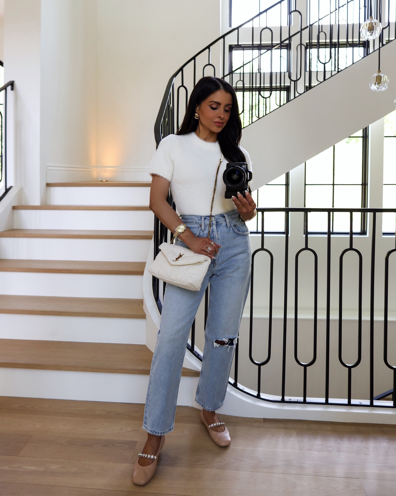 NSALE pieces still in stock!
Stuart Weitzman ballet flats run TTS
Agolde jeans on sale
Nordstrom Open edit short sleeve sweater wearing an xs

#LTKSaleAlert #LTKShoeCrush #LTKFindsUnder100