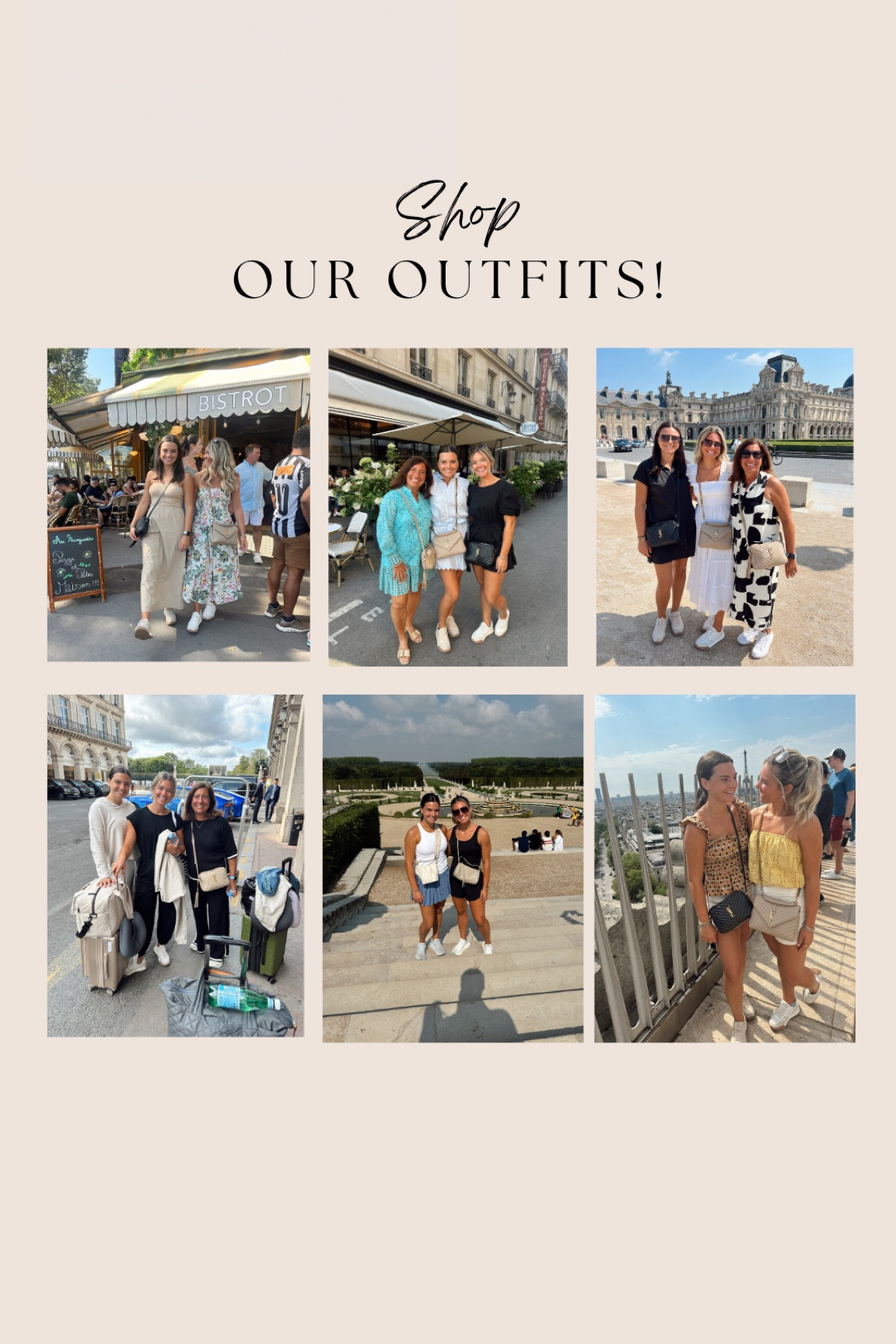 Paris outfits!!! 

#LTKFamily #LTKBeauty #LTKStyleTip