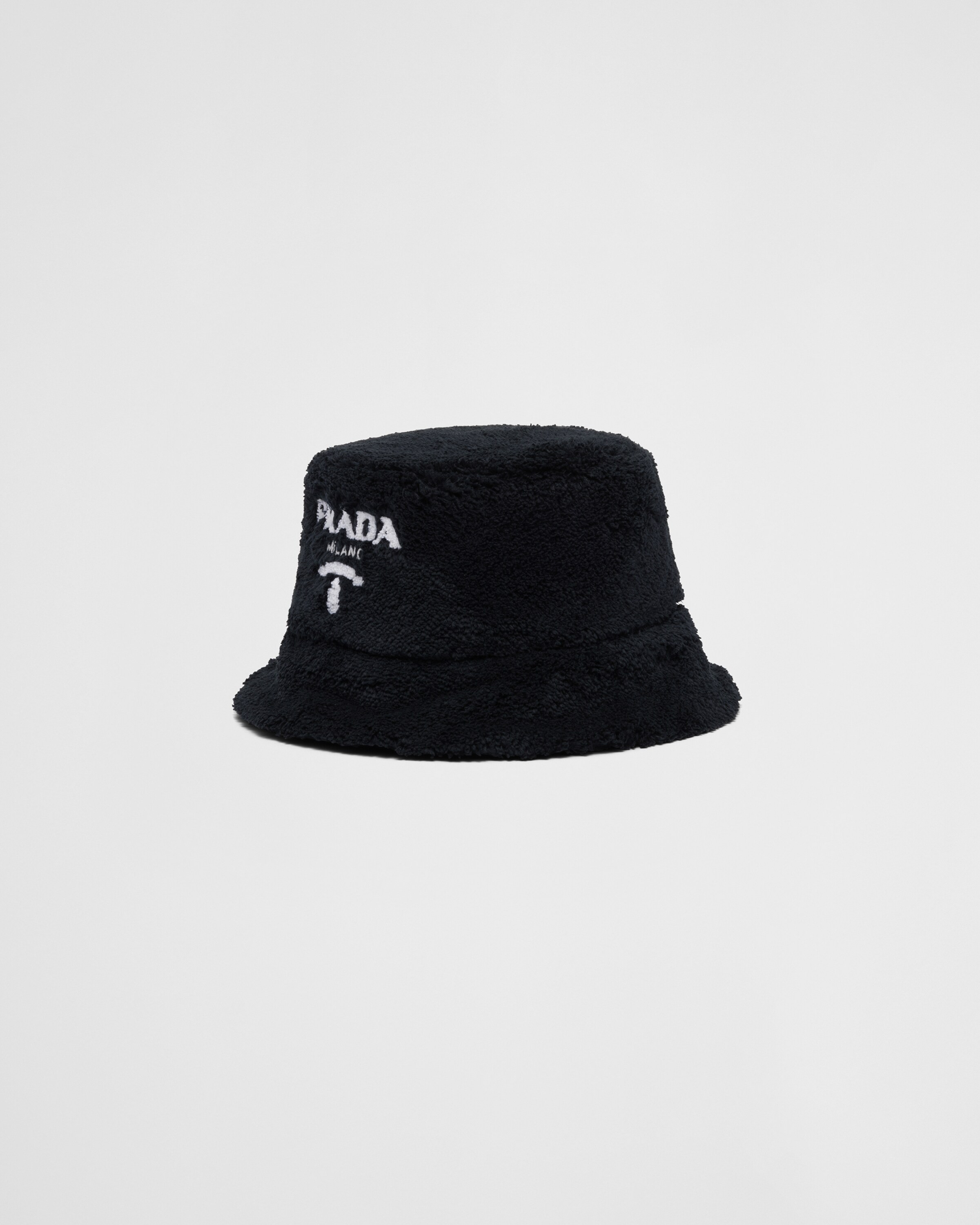 Terrycloth bucket hat | Prada Spa US
