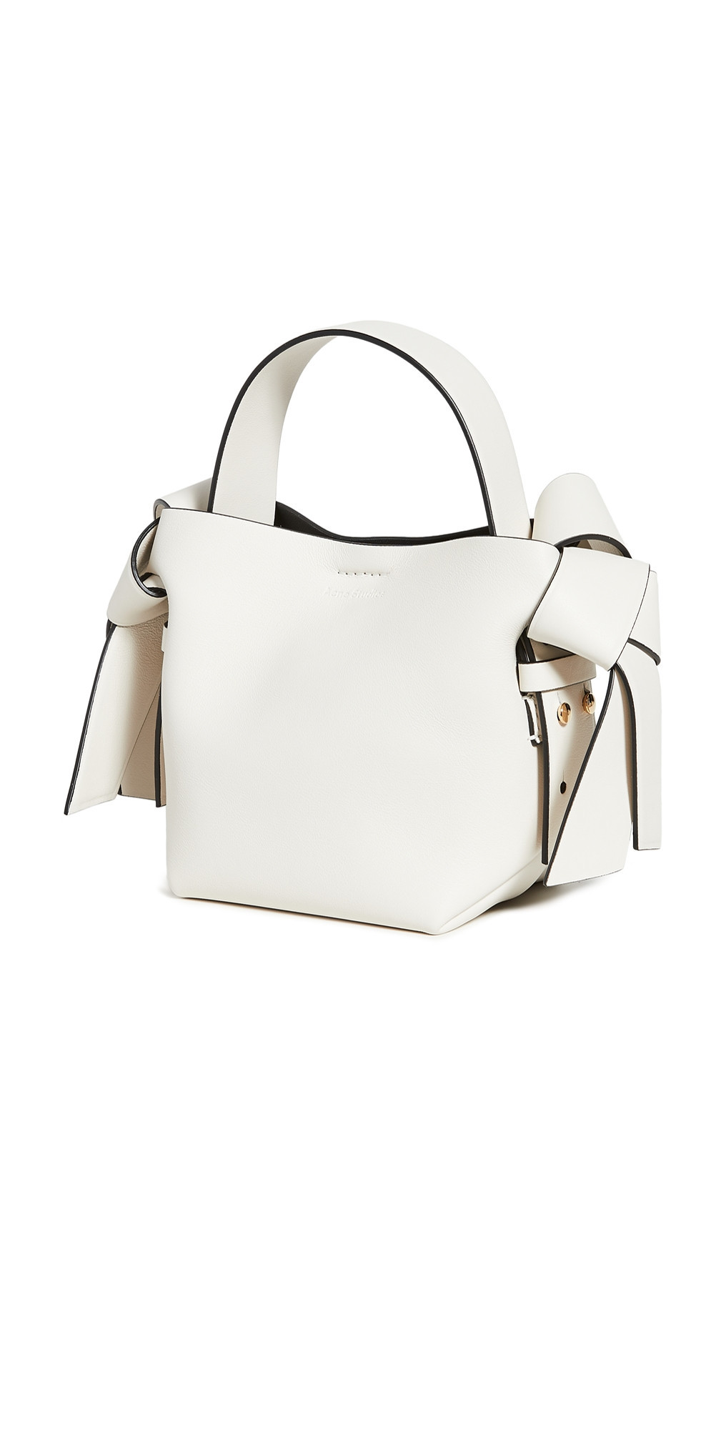 Acne Studios Musubi Micro Bag White/Black One Size | Shopbop