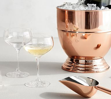 Monique Lhuillier Delphine Toasting Coupe Glasses, Set of 2 | Pottery Barn (US)