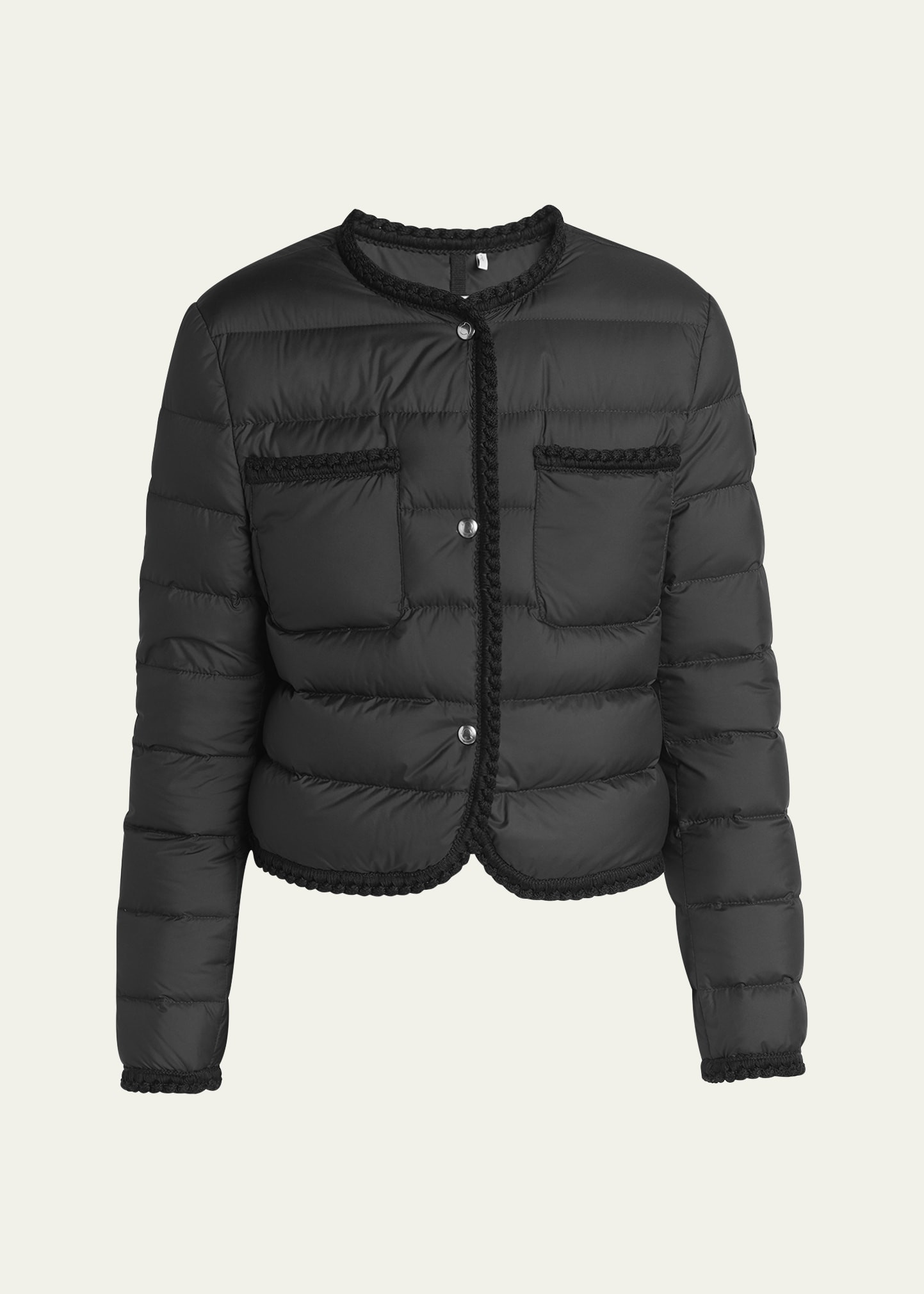 Moncler Gencay Braided Down Jacket | Bergdorf Goodman