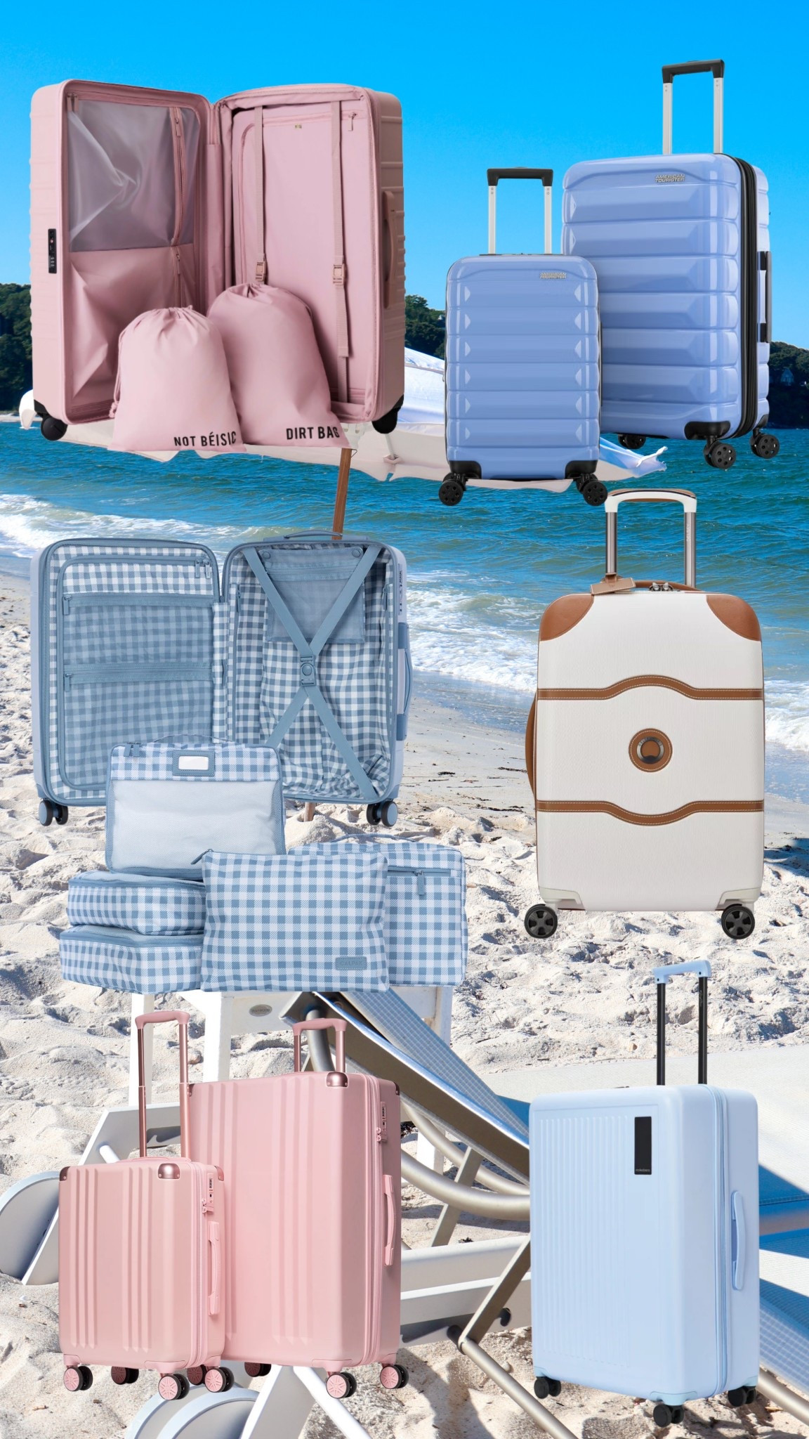 Coastal granddaughter luggage faves picked by you guys! Also added some other ones and packing cubes 🌊🤍 

Luggage / cute luggage / cute suitcase / cute suitcases / pink suitcase / blue suitcase / coastal grandmother / coastal granddaughter 

#LTKTravel #LTKSaleAlert #LTKSeasonal