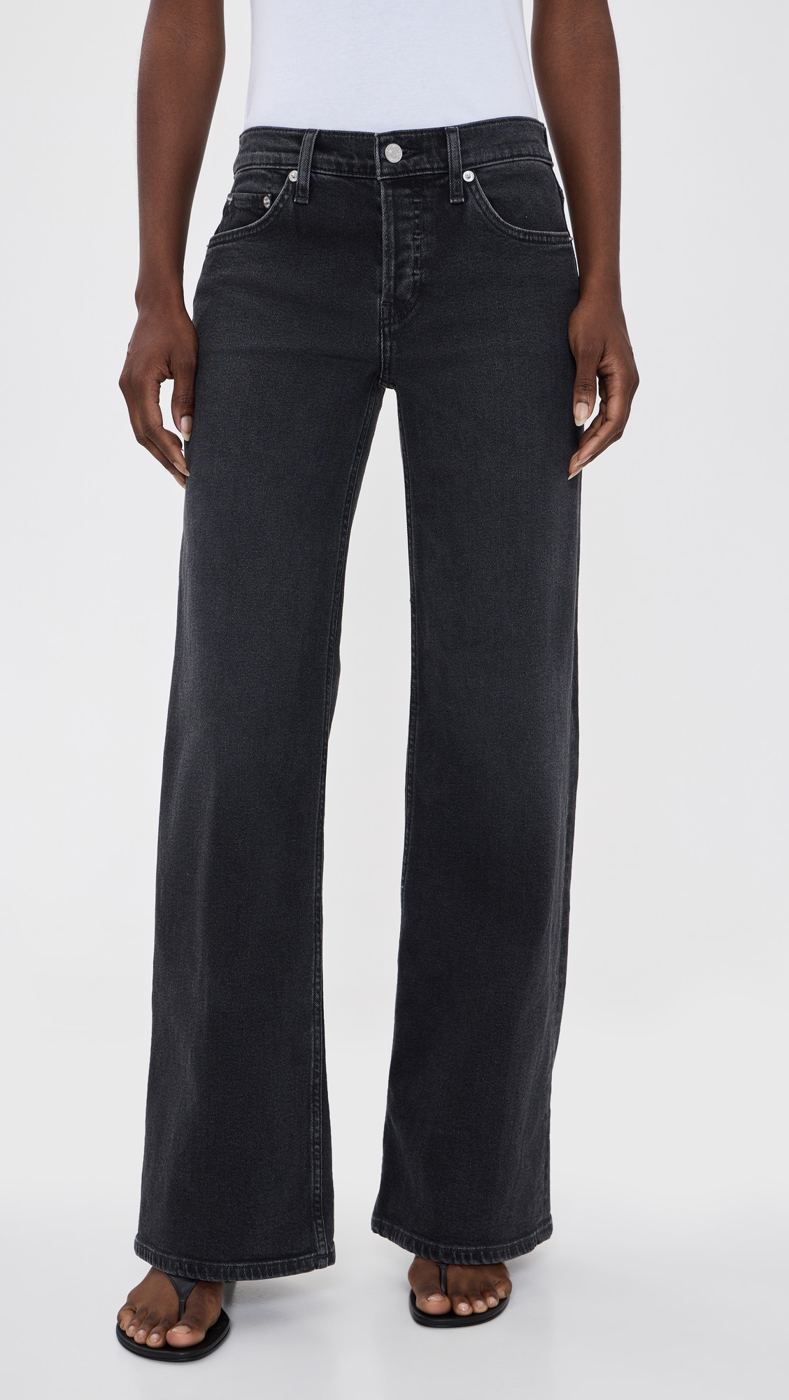 RE/DONE Laurel Jeans Washed Noir 29 | Shopbop