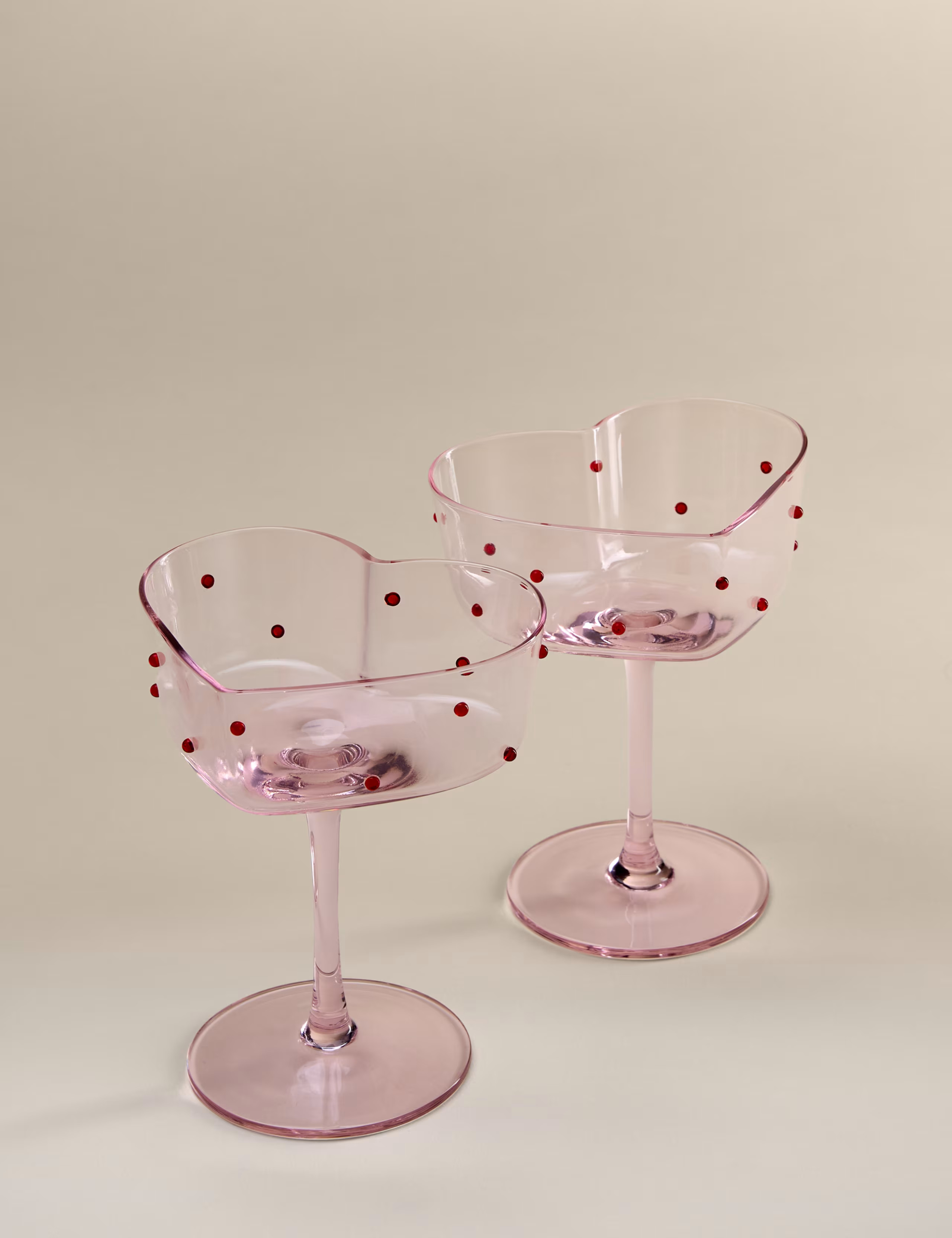 Set of 2 Heart Coupe Glasses | Marks & Spencer (UK)