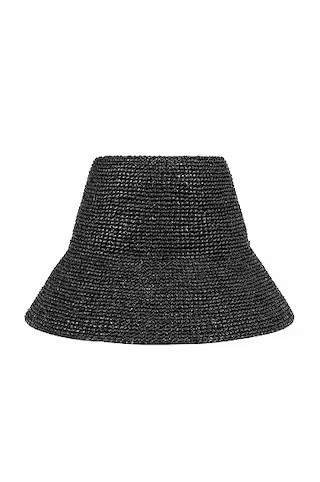 Janessa Leone Felix Bucket Hat in Black | FWRD 