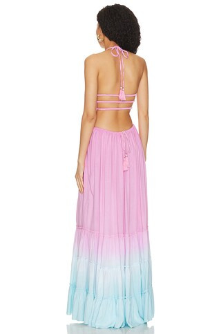 Tiare Hawaii Naia Maxi Dress in Pink Violet Aqua Ombre from Revolve.com | Revolve Clothing (Global)
