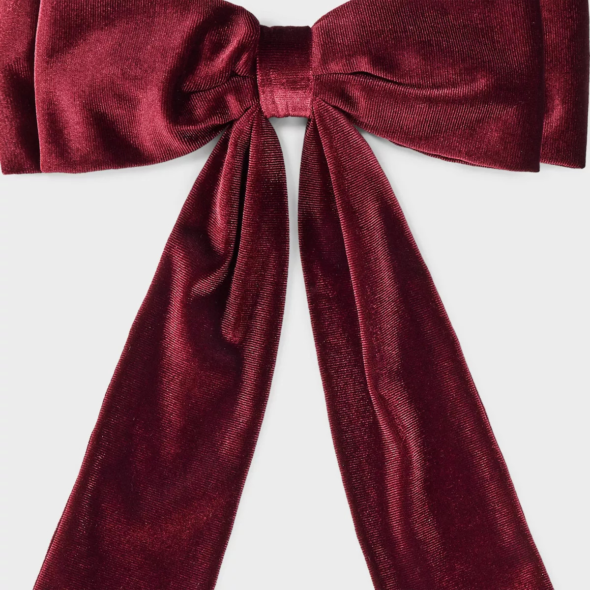 Velvet Bow Hair Barrette - A New Day™ Burgundy | Target