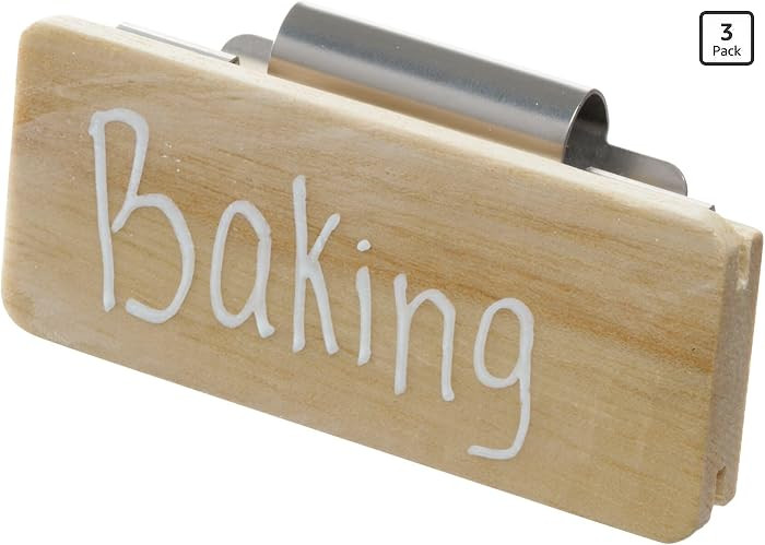 iDesign Wood Clip-On Labels for Storage Bins, Set of 3, The Rosanna Pansino Collection \u2013 3.2... | Amazon (US)