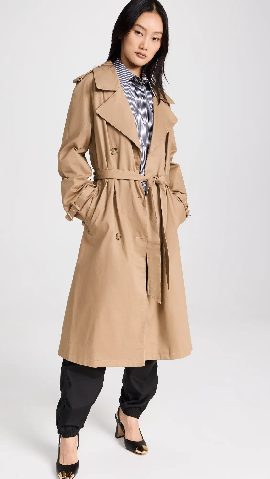 Good American Chino Trench Coat | Shopbop | Shopbop
