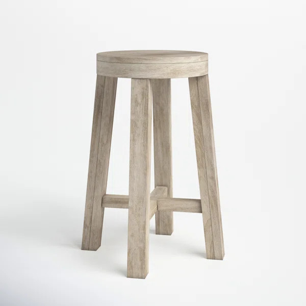 Derrek Solid Wood 26'' Counter Stool | Wayfair North America
