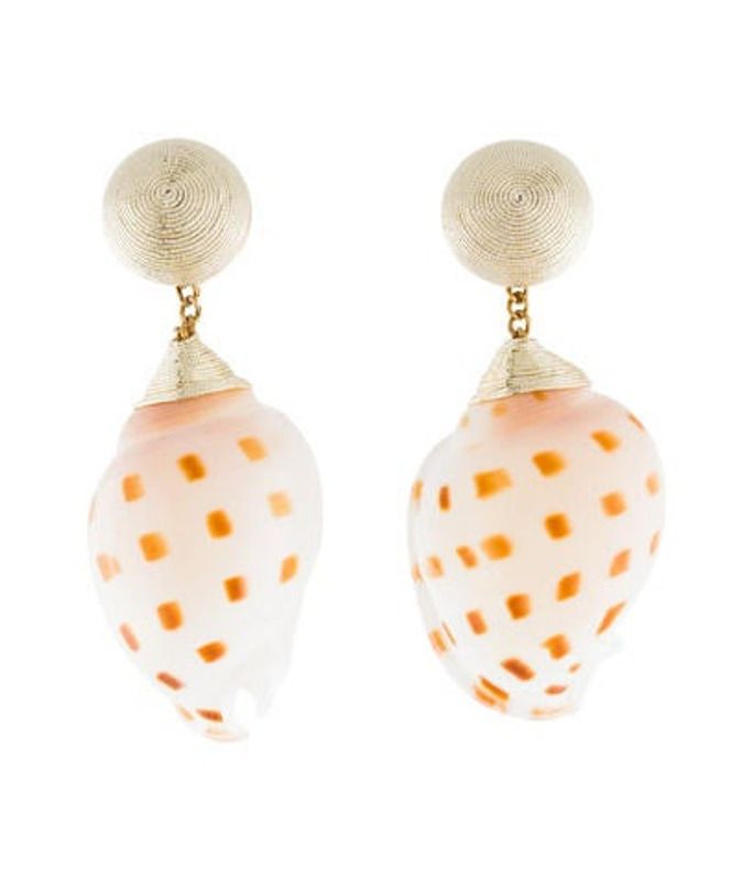 Rebecca de Ravenel Ophelia Shell Earrings Gold Rebecca de Ravenel Ophelia Shell Earrings | The RealReal