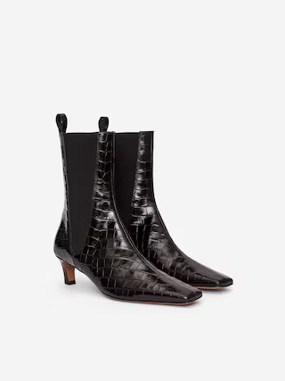 Square-Toe Ankle Boots | Arket UK
