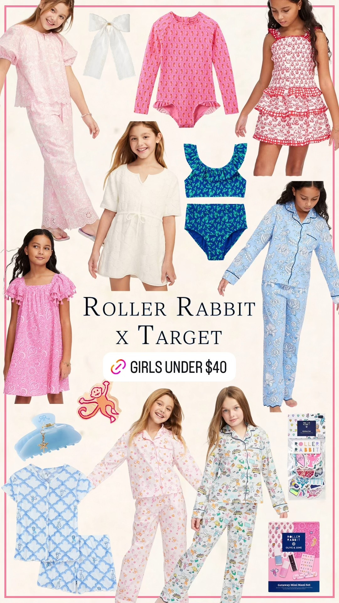 Roller Rabbit x Target collab!! Girl finds under $40