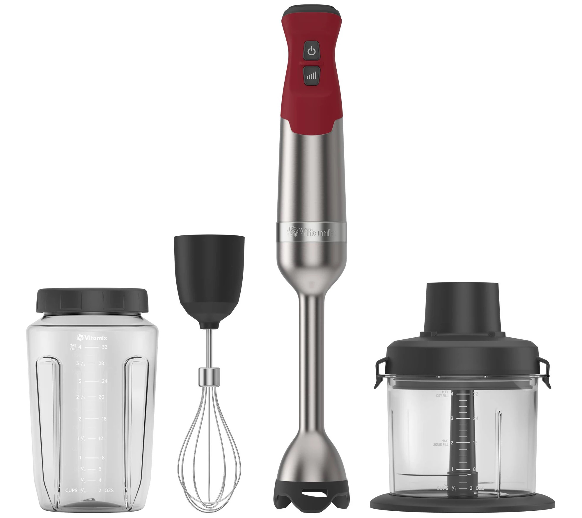 Make Your Selection: Vitamix 5-Speed 4-Piece Deluxe Immersion Blender Bundle | QVC