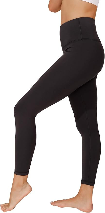 90 Degree By Reflex High Waist Squat Proof Ankle Length Interlink Leggings | Amazon (US)