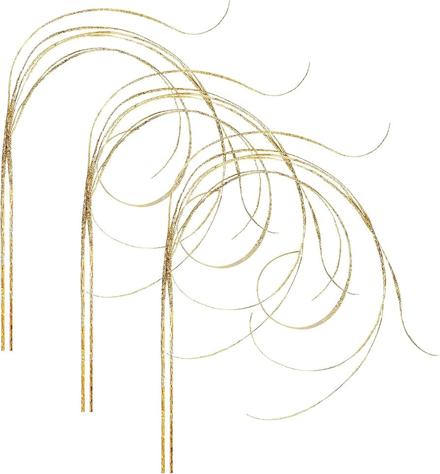 MTLEE Glitter Christmas Picks Decorative Stem Picks Sprays for Christmas Tree Flower Arrangements... | Amazon (US)