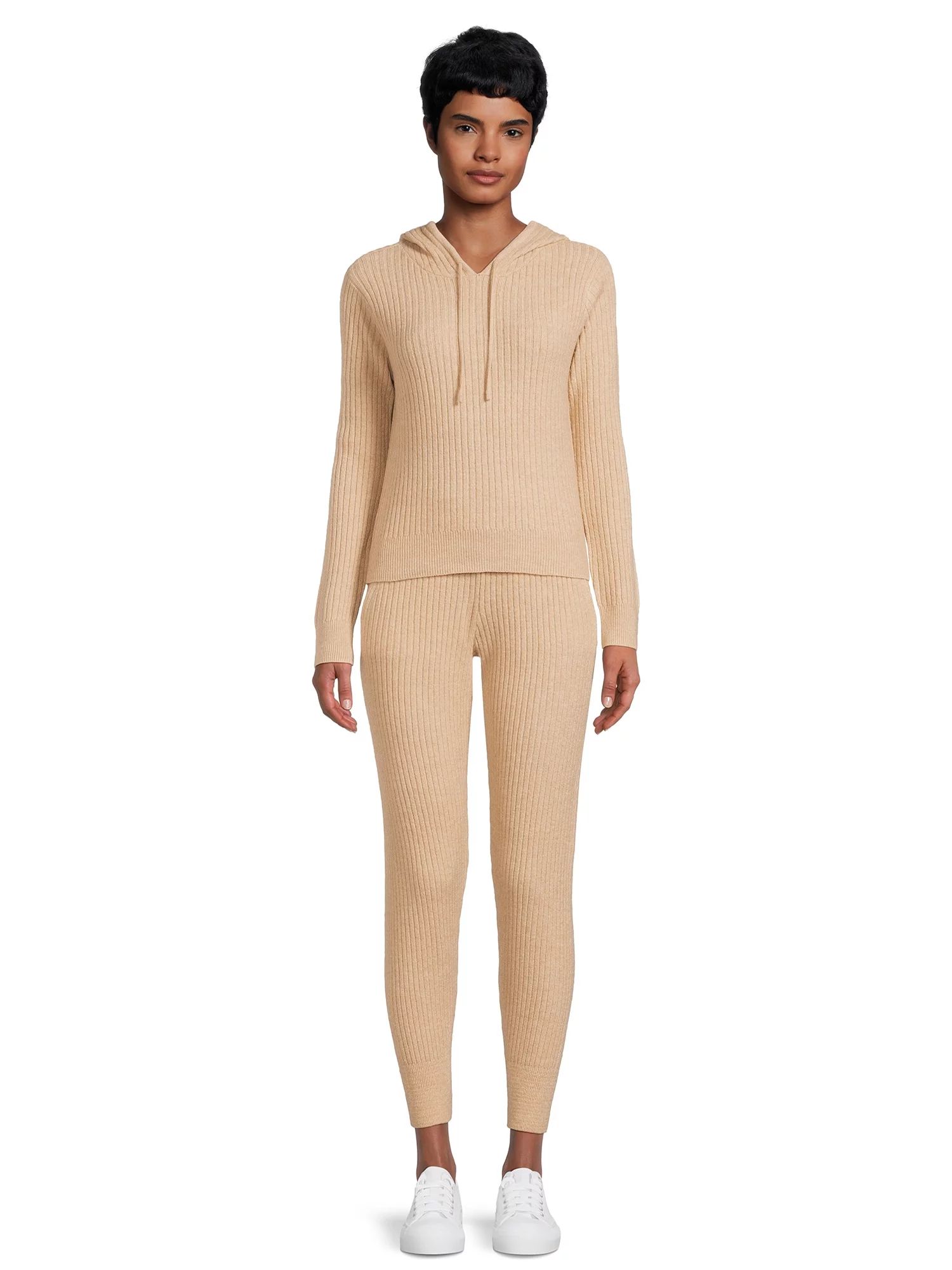 No Boundaries Juniors Hoodie and Joggers Sweater Set, 2-Piece, Sizes XS-3XL | Walmart (US)