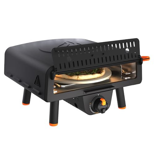 Blackstone 2379 Tabletop Pizza Oven with 13” Rotating Pizza Stone, Black | Amazon (US)